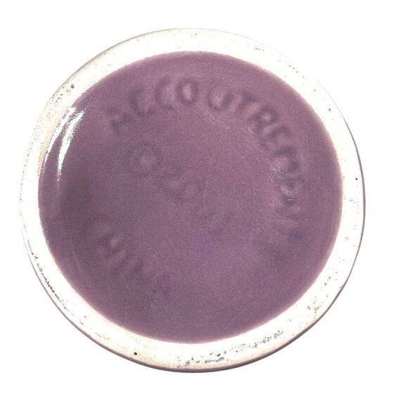 Purple Ceramic Tiki Mug Tribal Face Design Accoutrements Double side - Picture 5 of 8